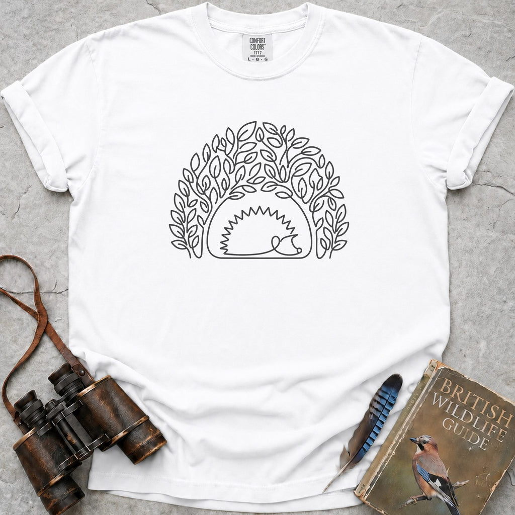Hedgehog Canopy T-Shirt — white
