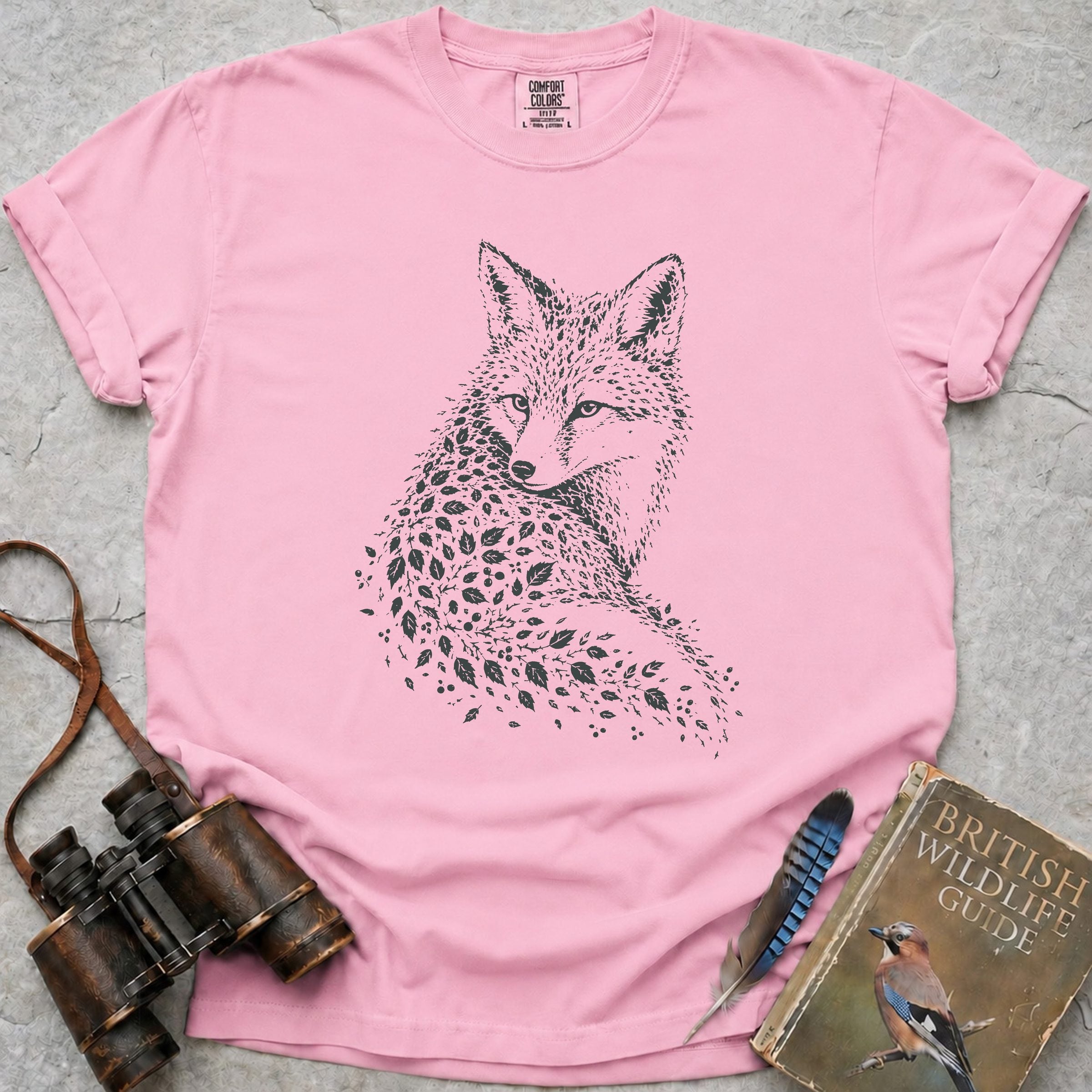 Hedgerow Fox T-Shirt — blossom