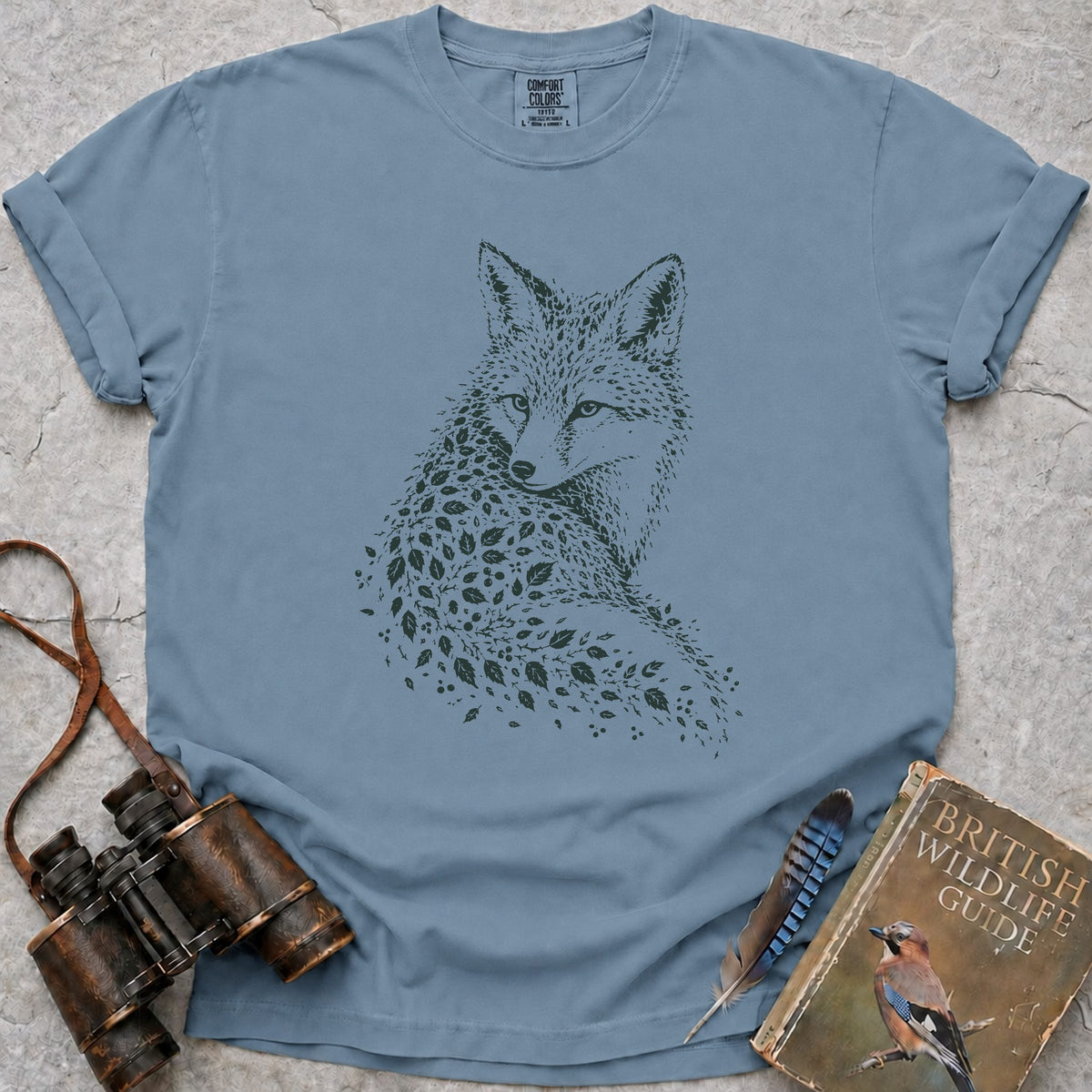 hedgerow-fox — ice blue