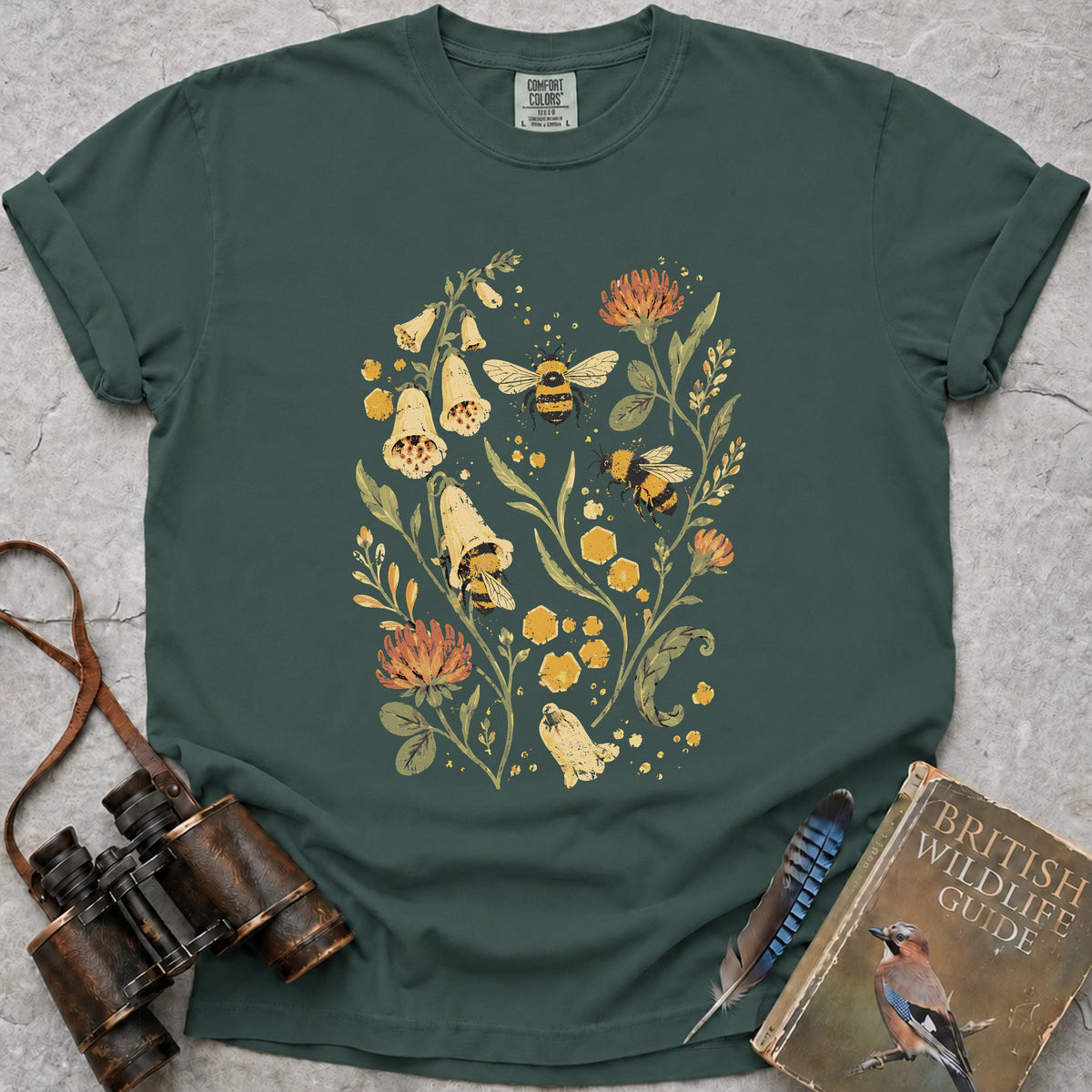 honeybee-delight — blue spruce