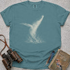 Humpback Whale Breach T-Shirt — seafoam