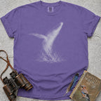 Humpback Whale Breach T-Shirt — violet
