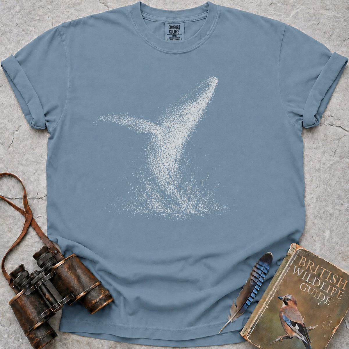 humpback-whale-breach — ice blue