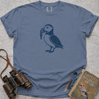 Hungry Puffin T-Shirt — blue jean