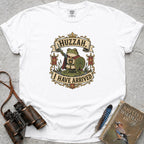 Huzzah, I Have Arrived Frog T-Shirt — white