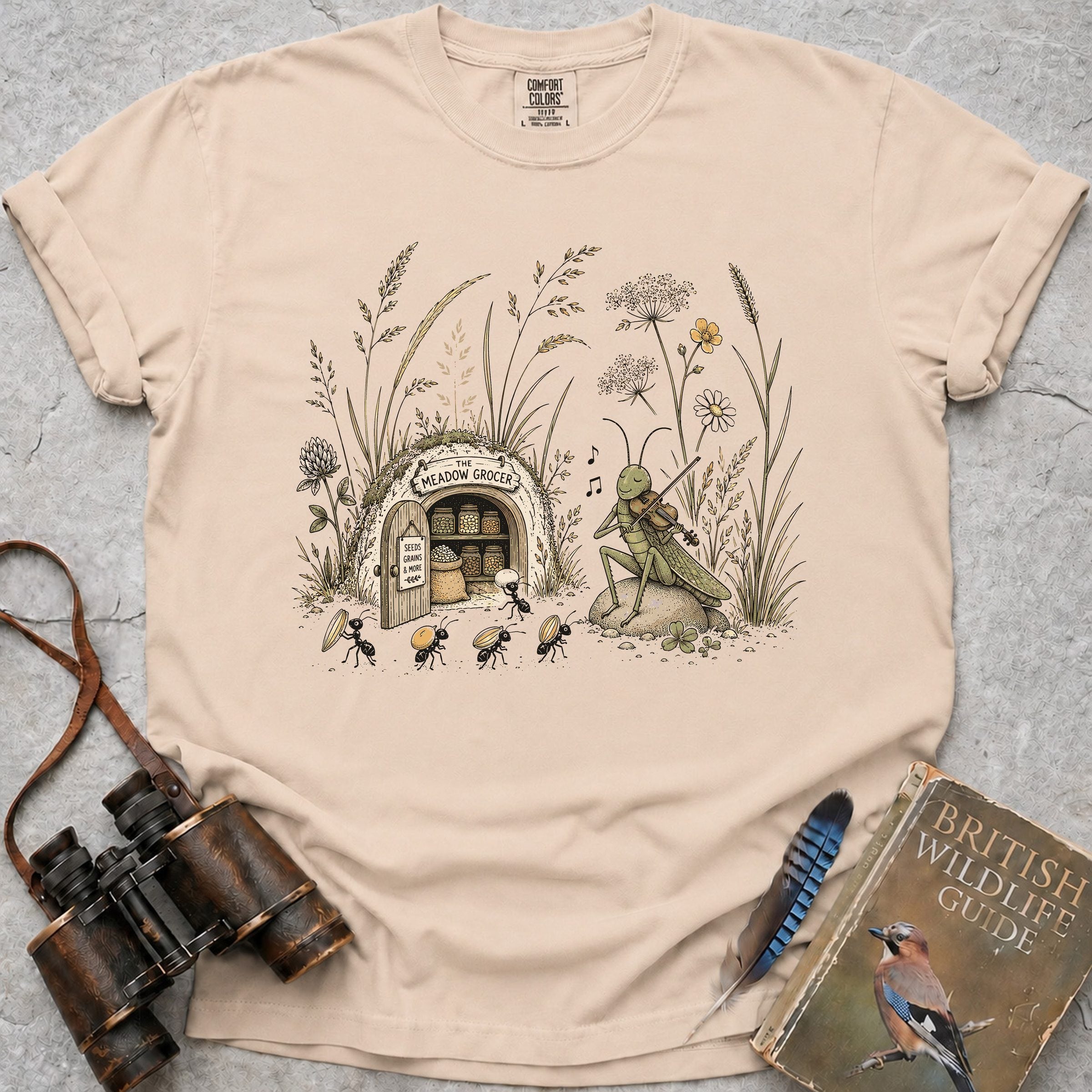 Hypnotic Cricket T-Shirt — ivory