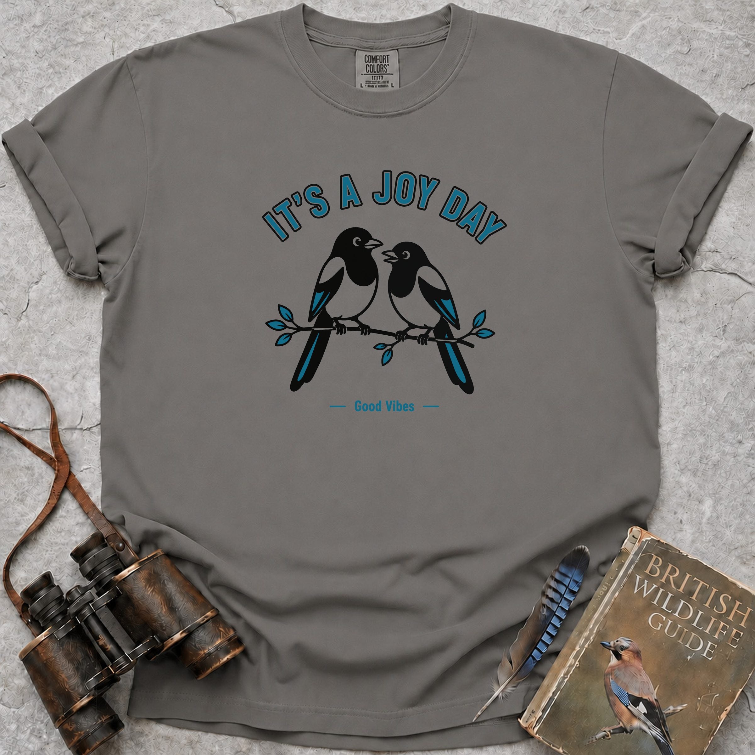 It's A Joy Day T-Shirt — grey