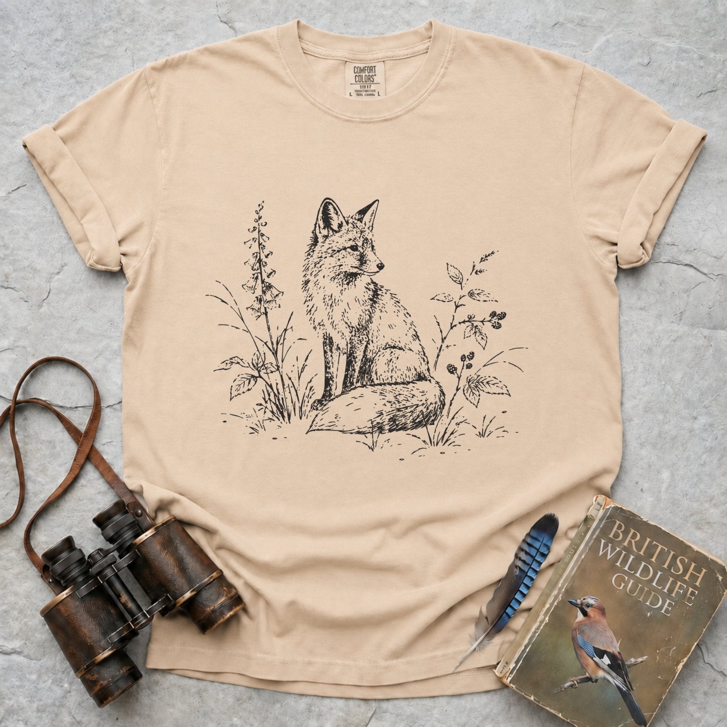 Delicate Woodland Fox T-Shirt