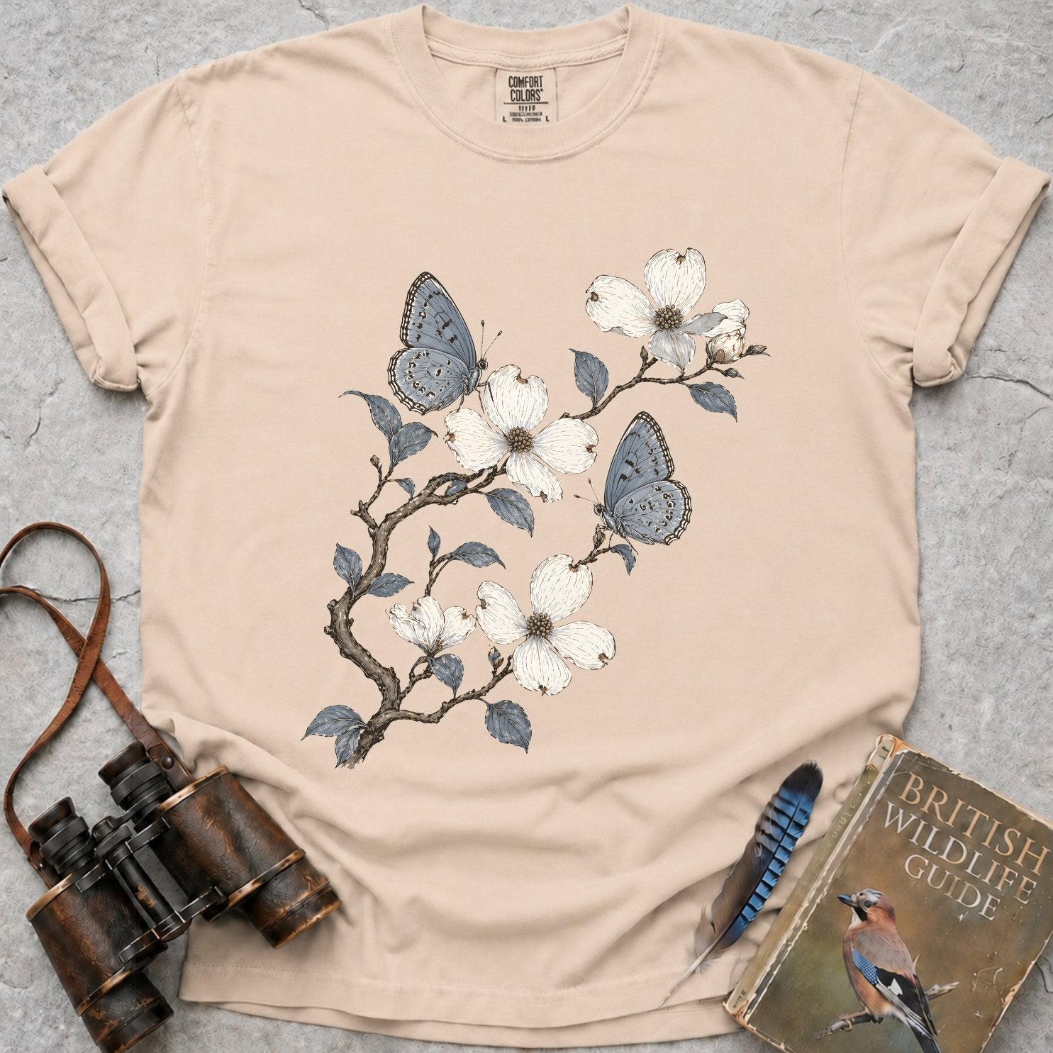 Small Blues Blossom T-Shirt
