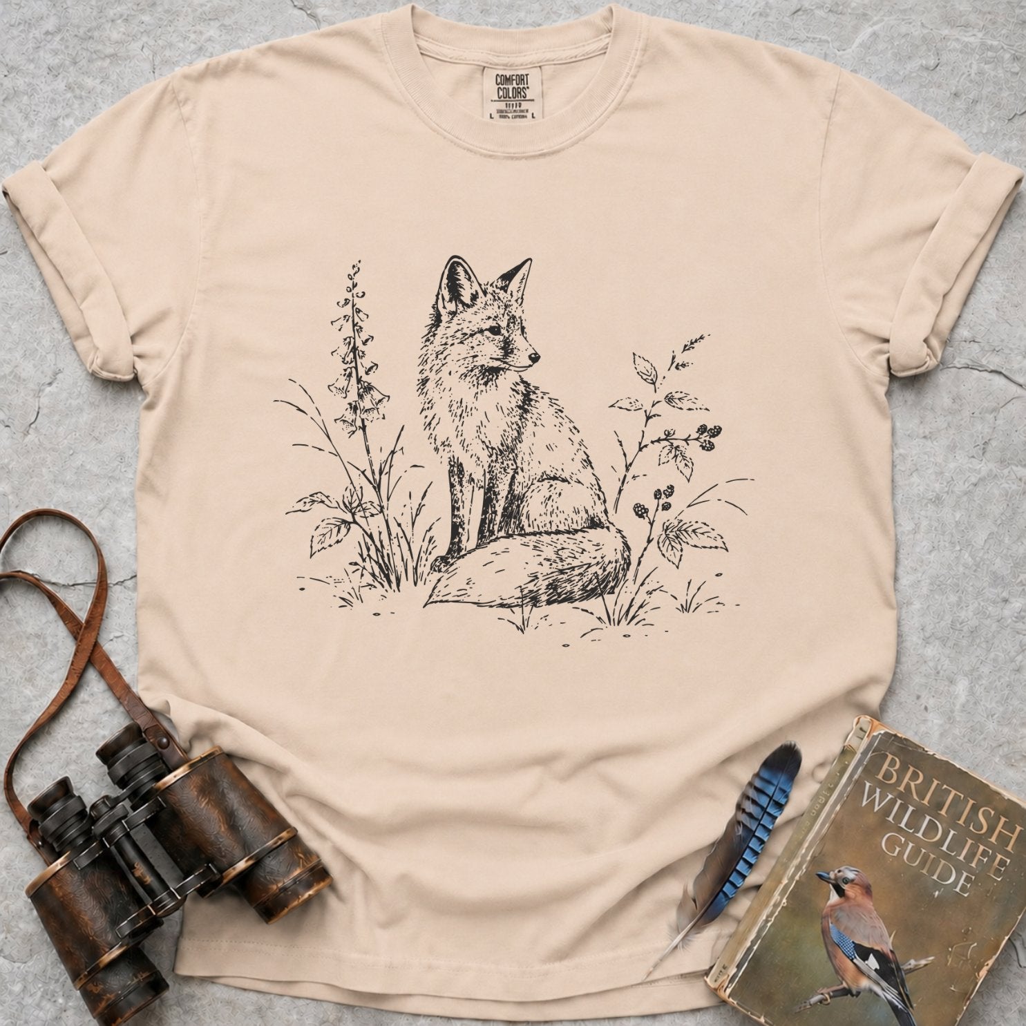 Delicate Woodland Fox T-Shirt