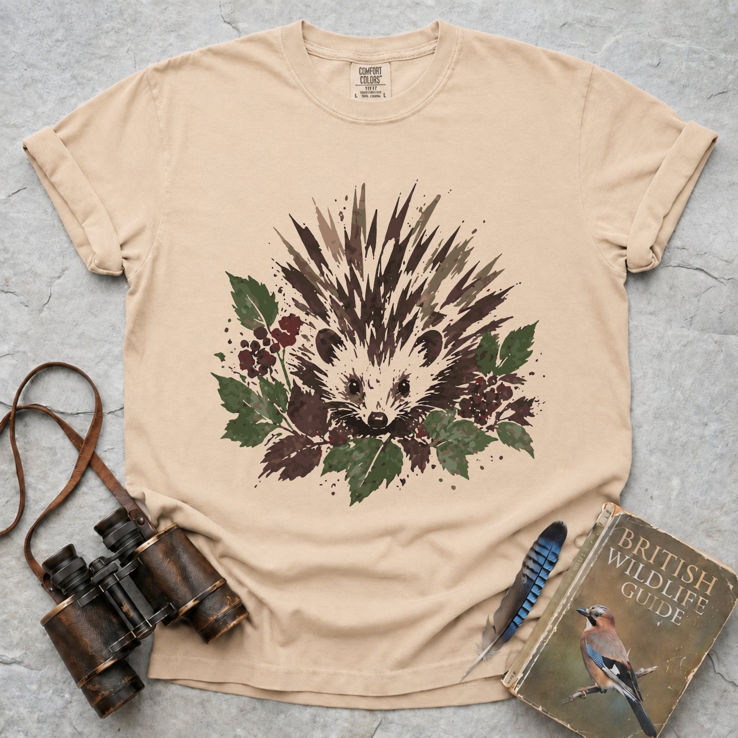 Woodland Berry Hedgehog T-Shirt
