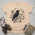 Rosehip Crowned Raven T-Shirt