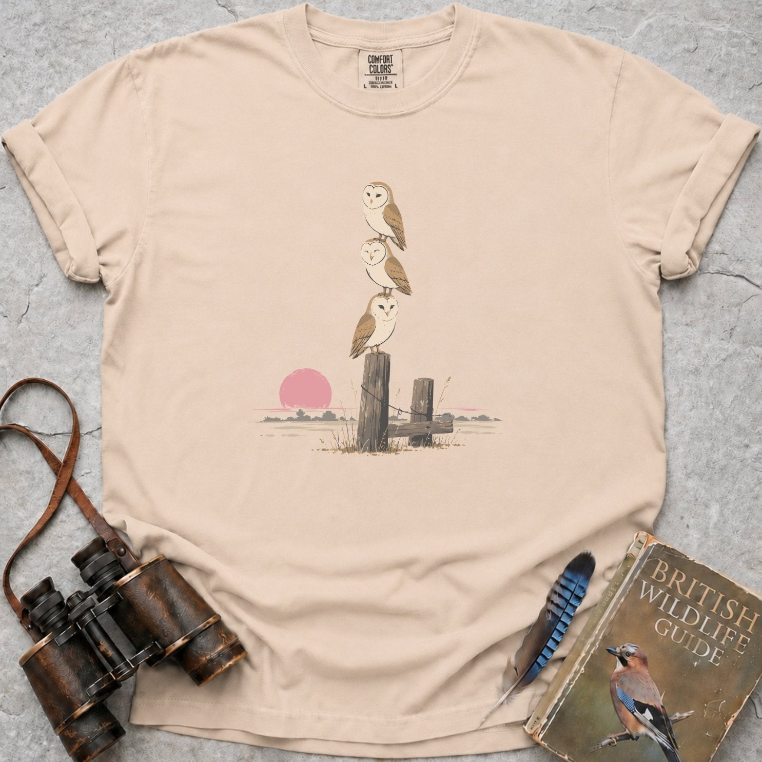 Barn Owl Trio T-Shirt