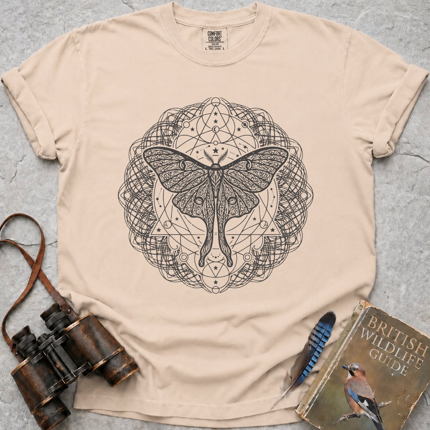 Moth Mandala T-Shirt