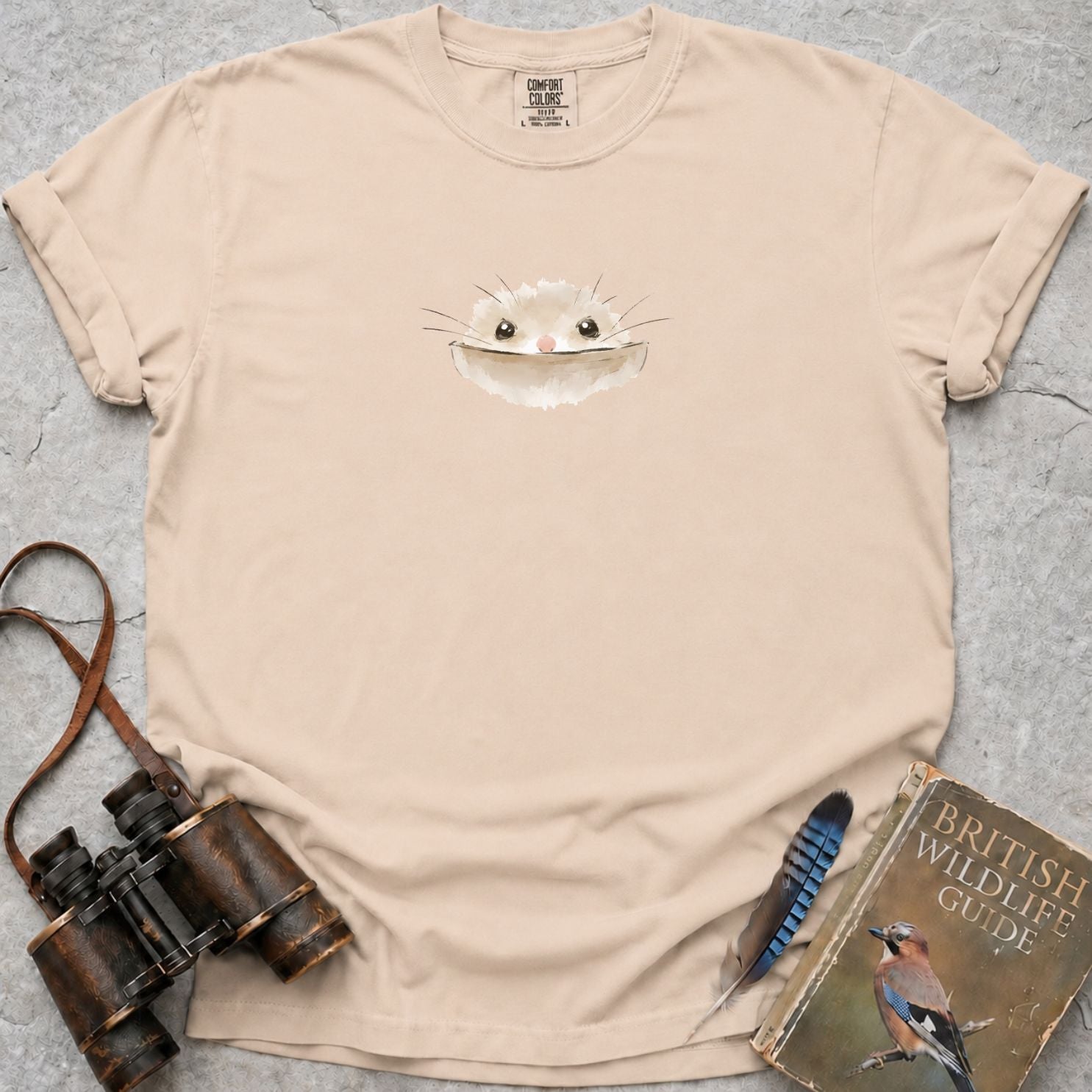 Hazelnut Peeping Dormouse T-Shirt