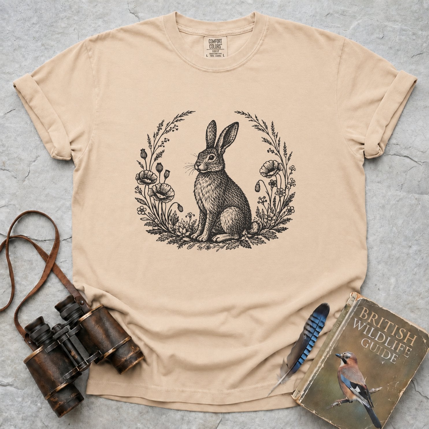 Vintage Woodland Hare T-Shirt