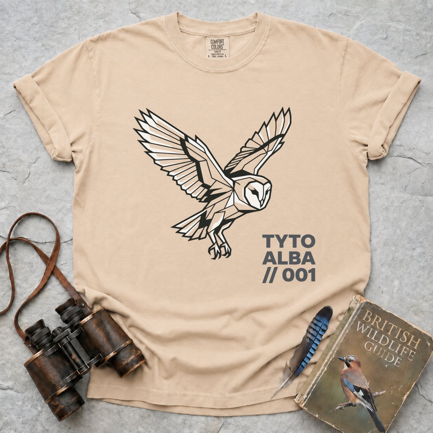 Geometric Barn Owl T-Shirt