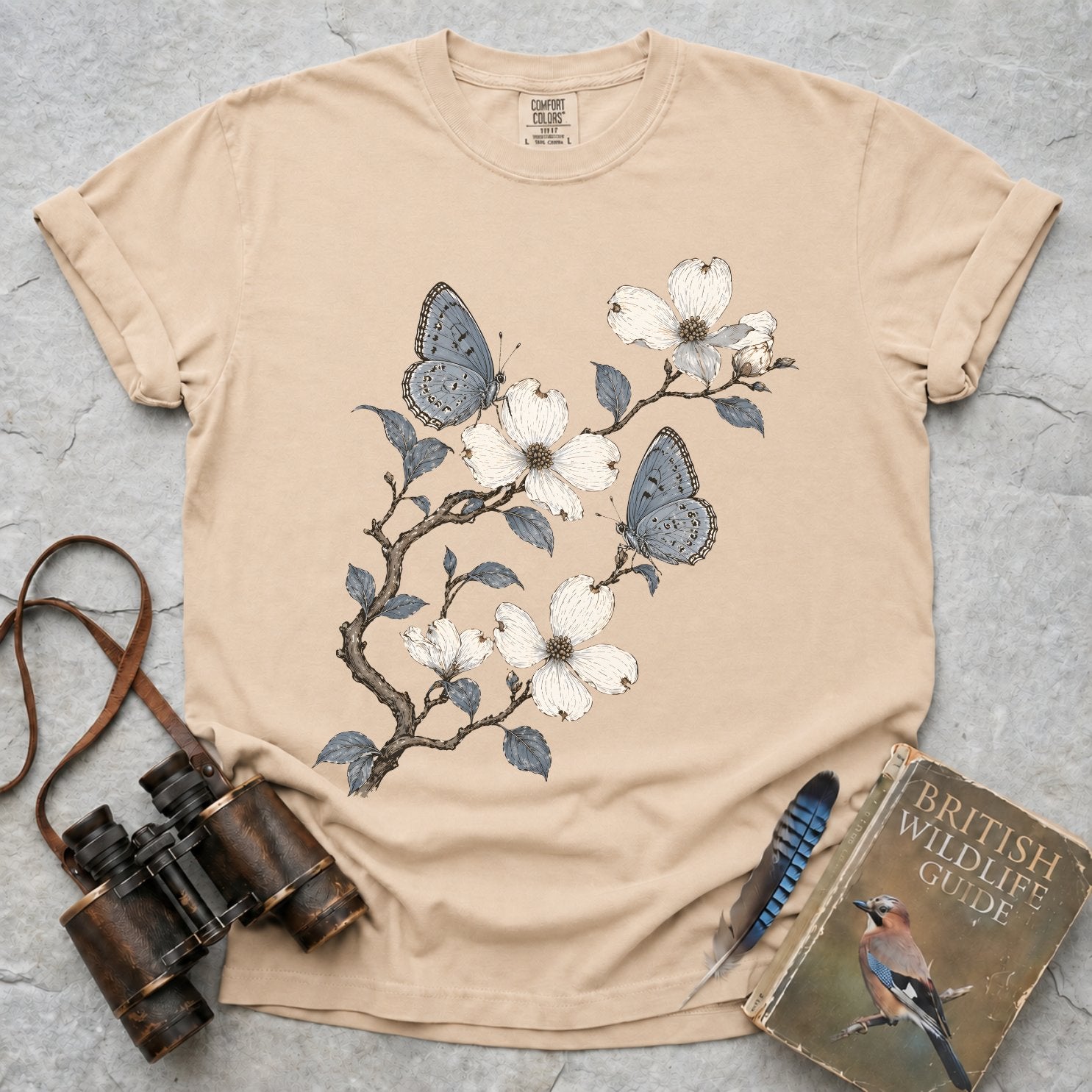 Small Blues Blossom T-Shirt