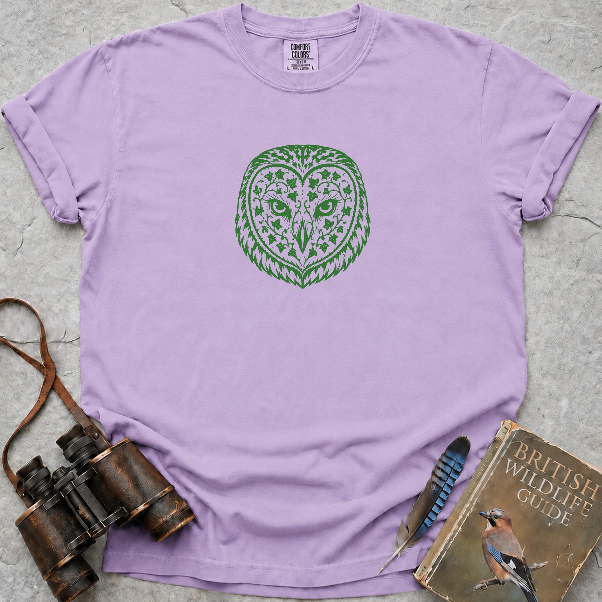 Ivy Owl T-Shirt — orchid