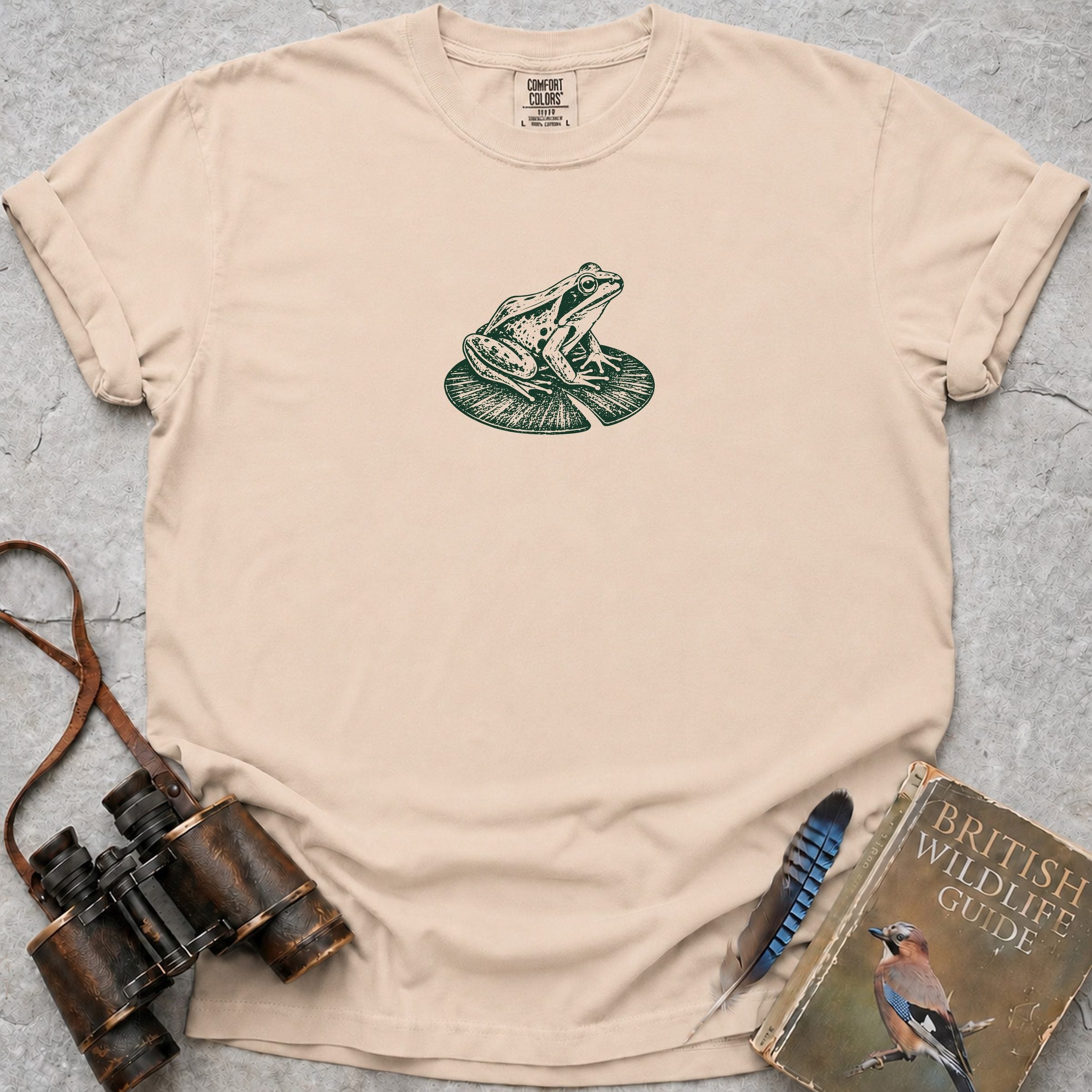 Lilypad Frog T-Shirt — ivory
