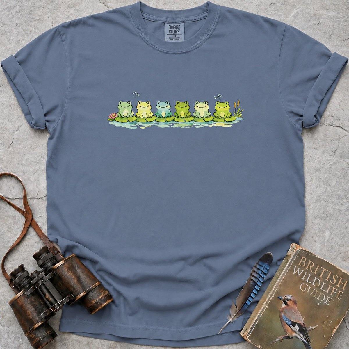 lilypad-frogs-lineup — blue jean