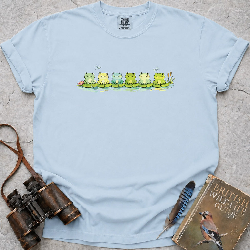 lilypad-frogs-lineup — chambray