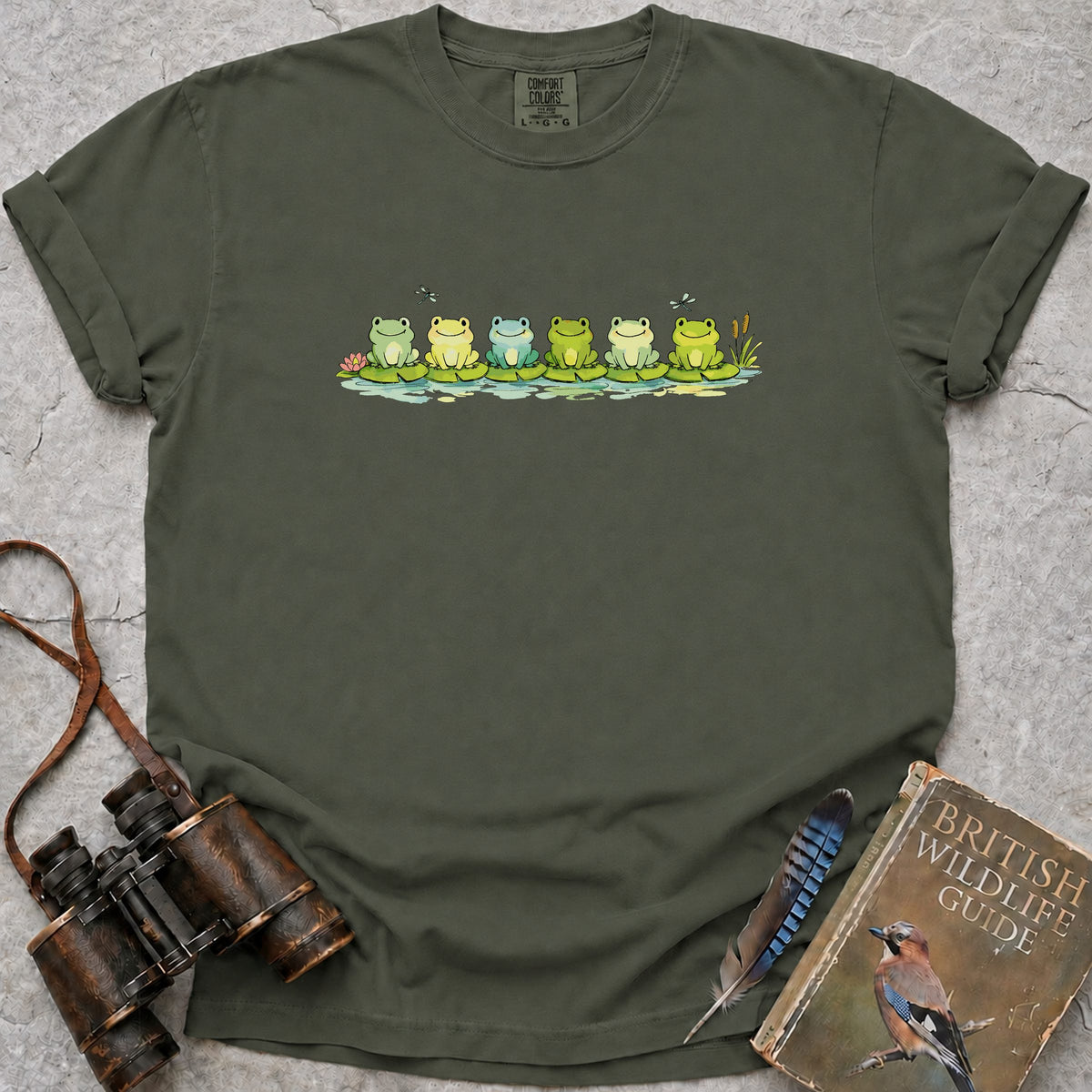 lilypad-frogs-lineup — moss