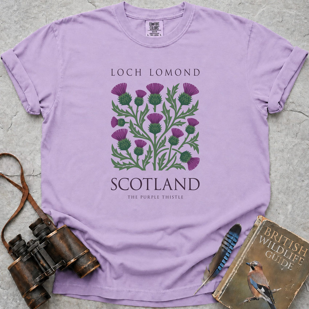 Loch Lomond Scotland T-Shirt — orchid