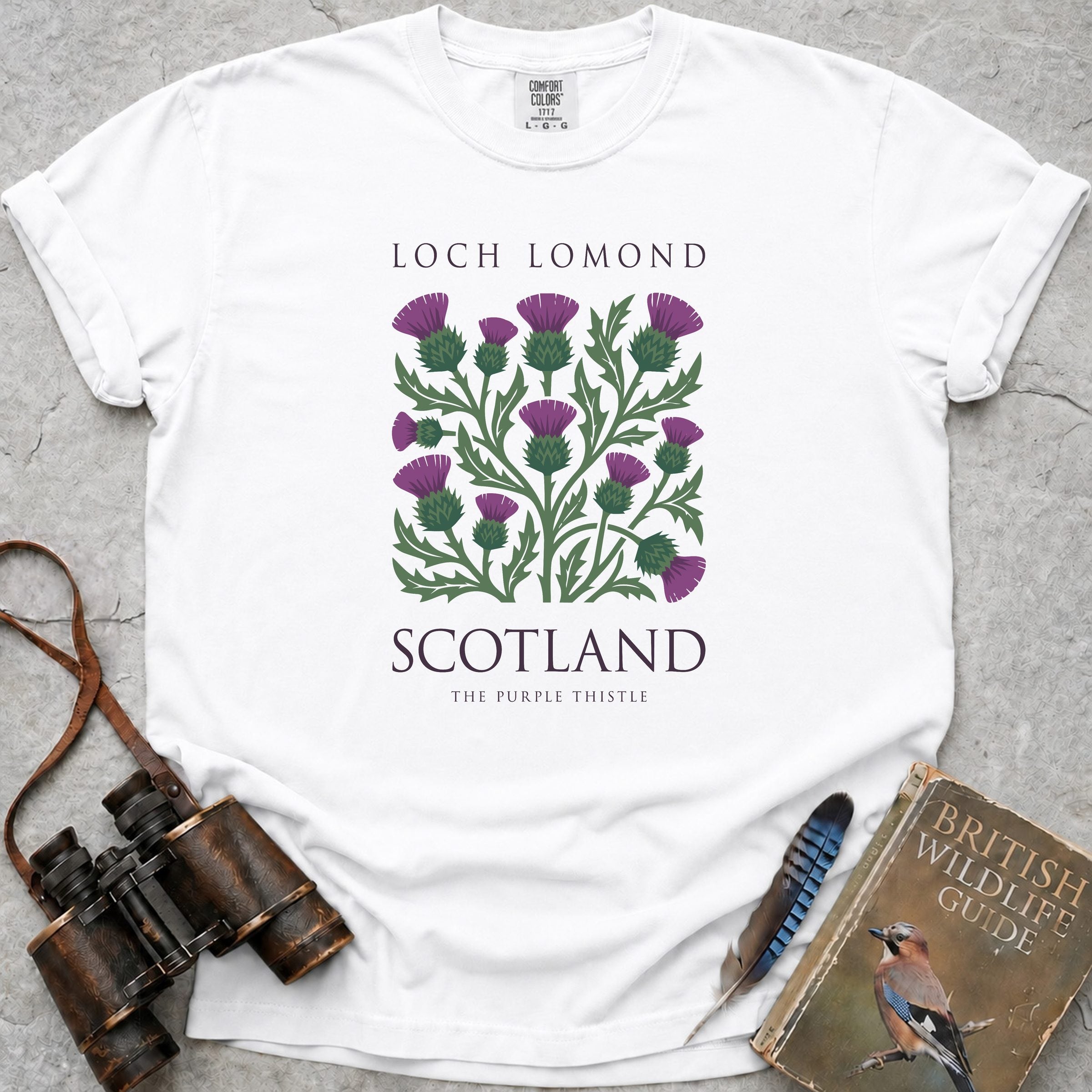 Loch Lomond Scotland T-Shirt — white