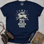 Mad As A March Hare T-Shirt — true navy