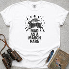 Mad As A March Hare T-Shirt — white
