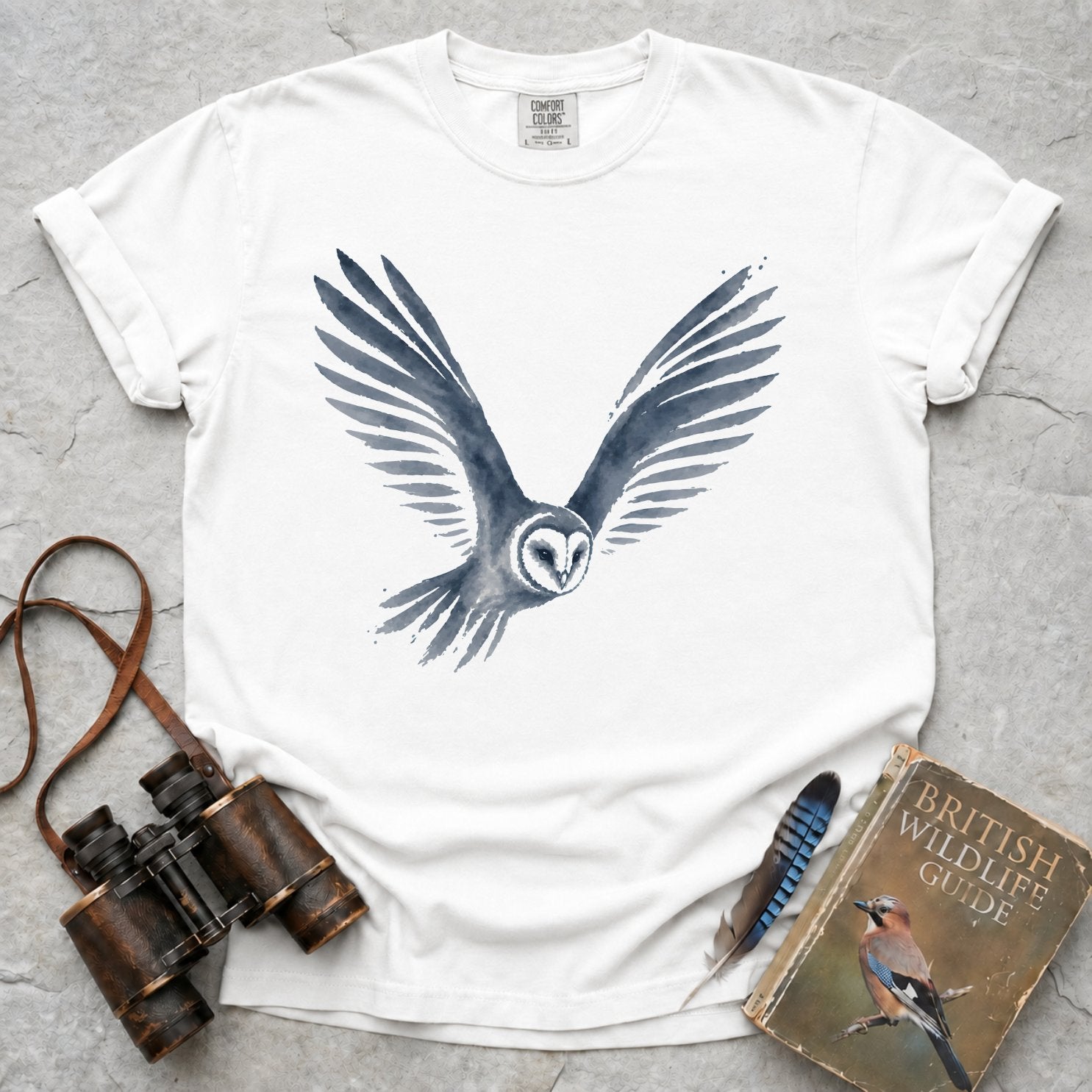 Watercolour Owl T-Shirt