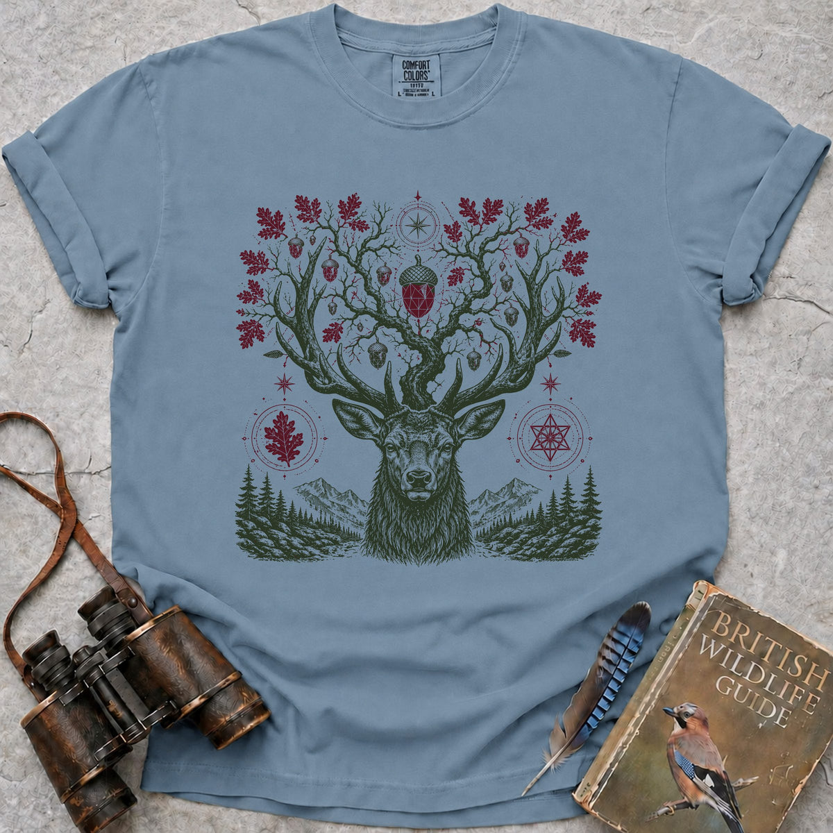 magical-mystical-stag — ice blue