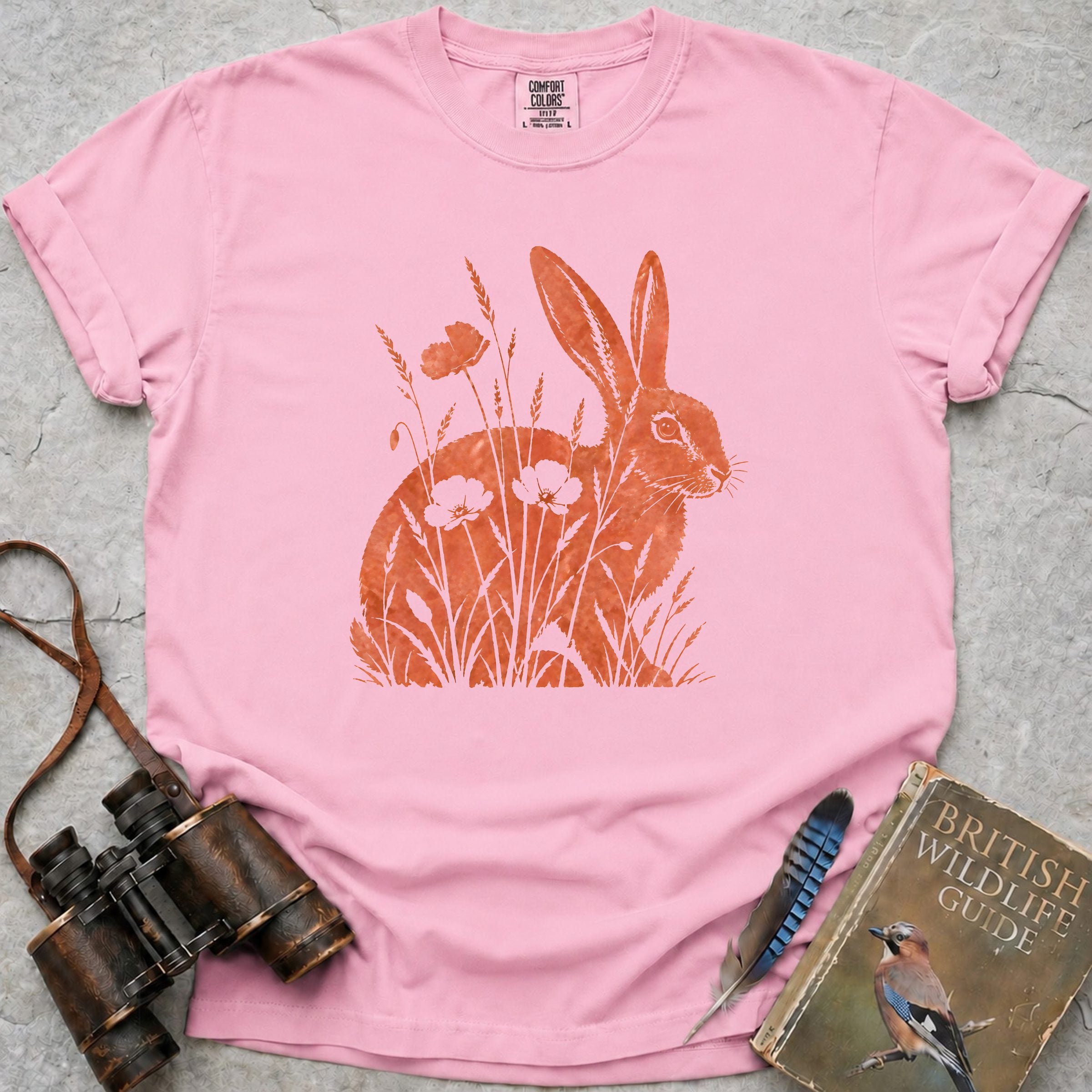 Meadow Hare T-Shirt — blossom
