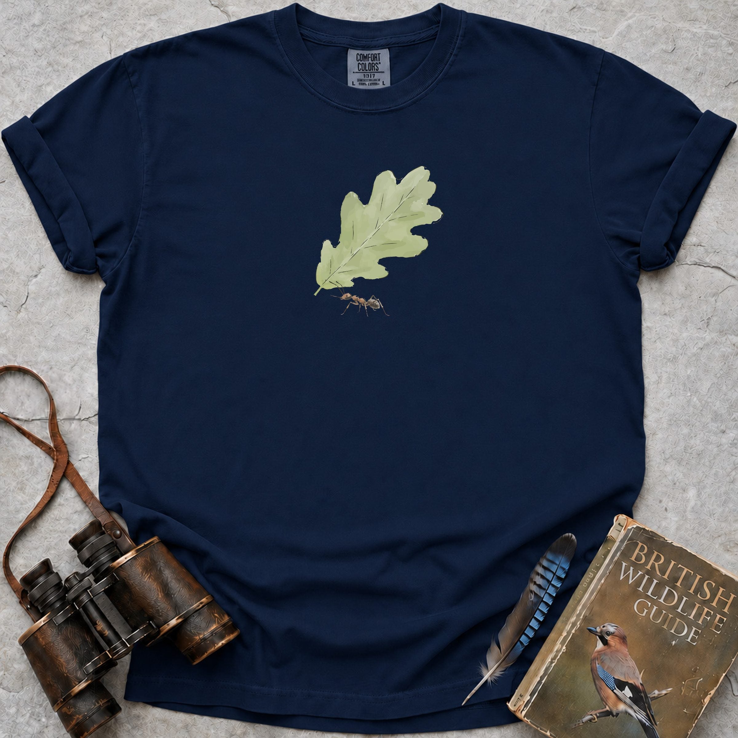 Mighty Wood Ant T-Shirt — true navy