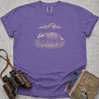 Moonlit Badger T-Shirt — violet