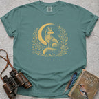 Moonlit Fox T-Shirt — seafoam