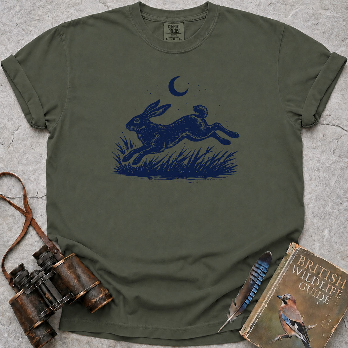 moonlit-leaping-hare — moss