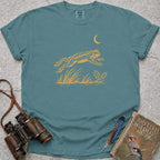 Moonlit Leaping Toad T-Shirt — seafoam