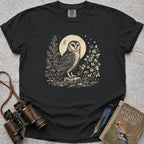 Moonlit Owl T-Shirt — black