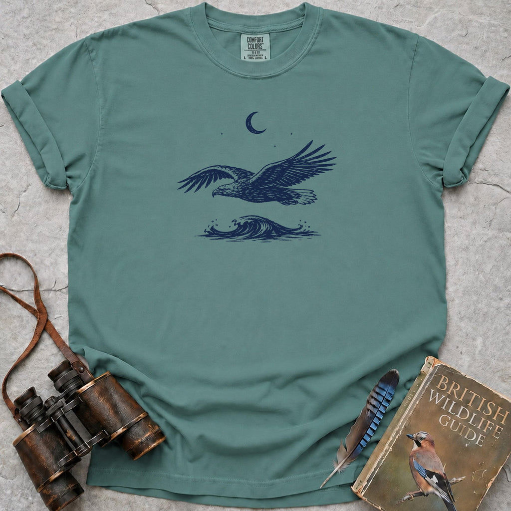 moonlit-white-tailed-eagle — seafoam