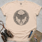 Moth Mandala T-Shirt — ivory