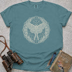 Moth Mandala T-Shirt — seafoam