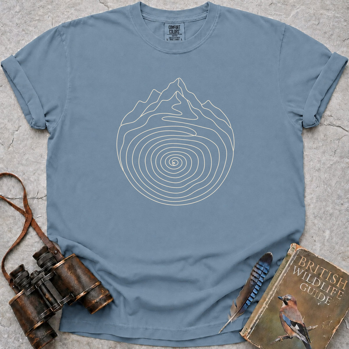 mountain-rings — ice blue