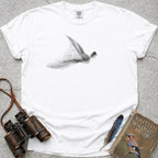 Murmuration Bird T-Shirt — white