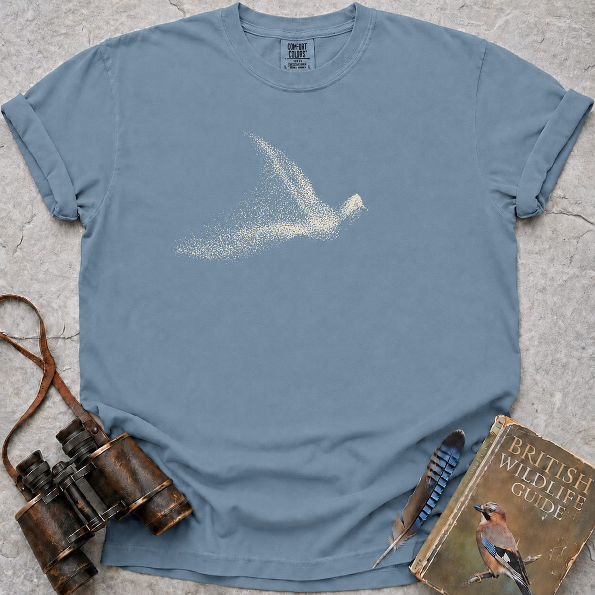 murmuration-bird — ice blue