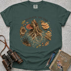 mushrooms-beneath-the-oak — blue spruce
