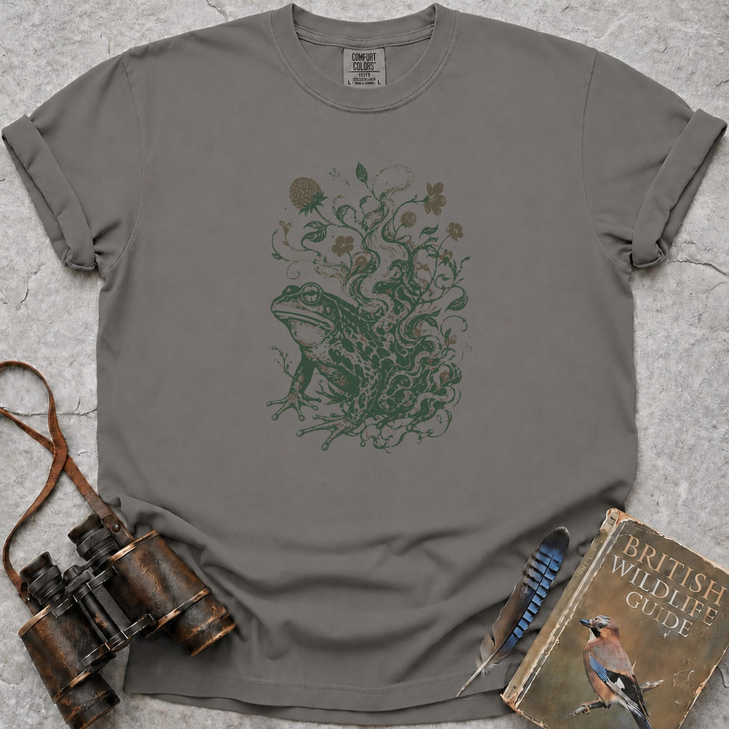 Mystical Frog T-Shirt — grey
