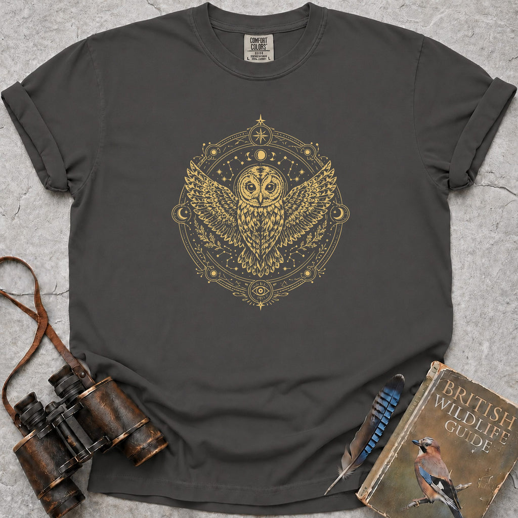 Mystical Owl T-Shirt — pepper