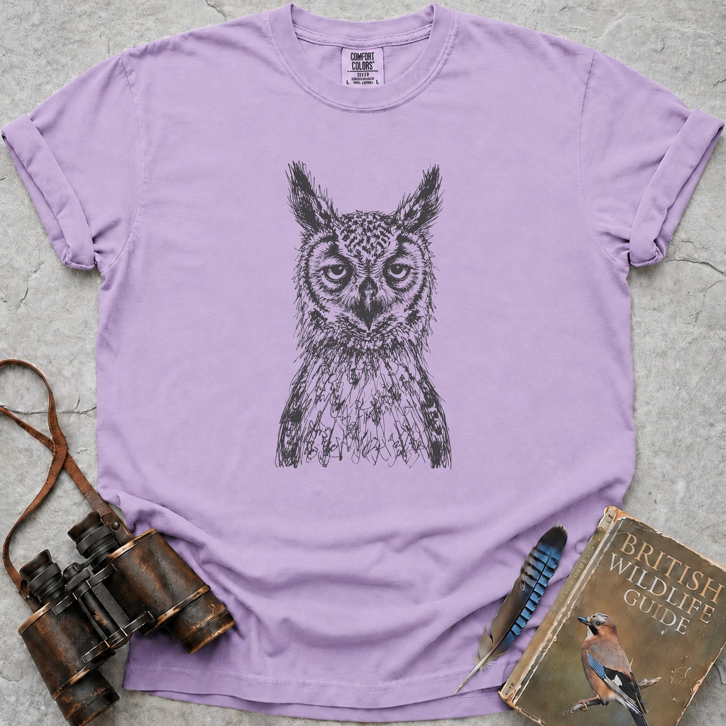 Night Owl T-Shirt — orchid